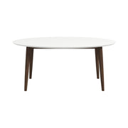 Ada - Mid-Century Modern Style Oval Dining Table - R&R Furniture Gallery (Fountain Valley, CA)