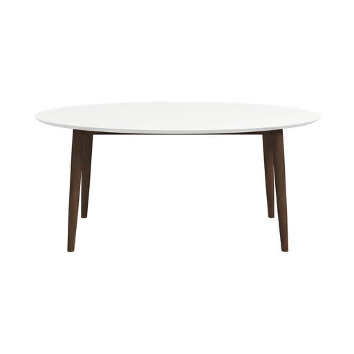 Ada - Mid-Century Modern Style Oval Dining Table - R&R Furniture Gallery (Fountain Valley, CA)