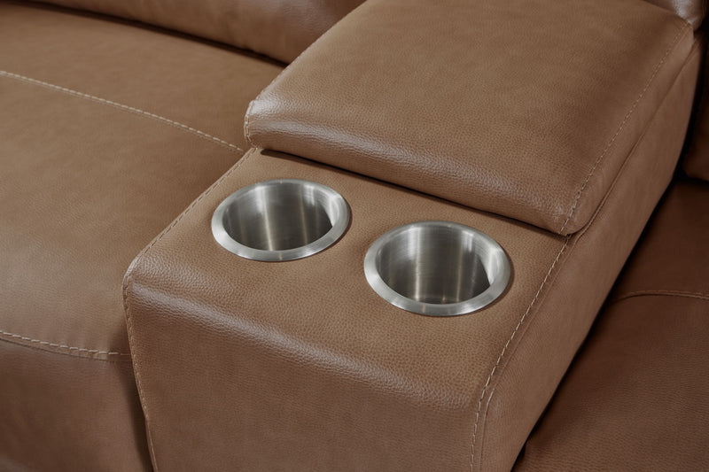 Momentum - Modular Power Reclining Sectional With Power Adjustable Headrests - R&R Furniture Gallery (Fountain Valley, CA)