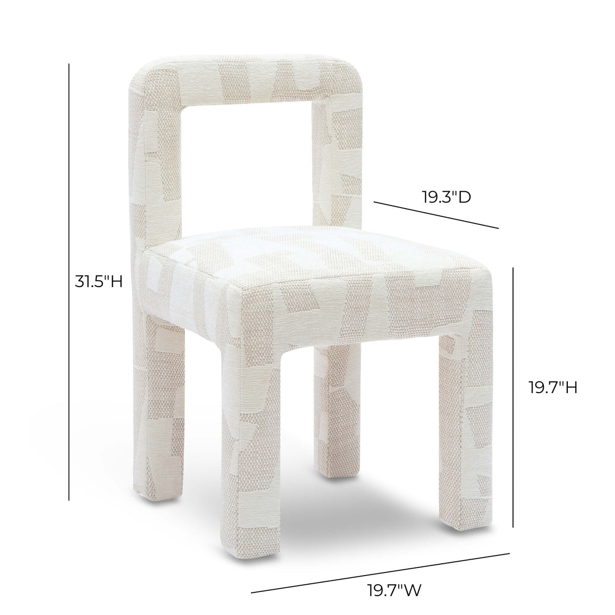 Hazel - Boucle Dining Chair - R&R Furniture Gallery (Fountain Valley, CA)