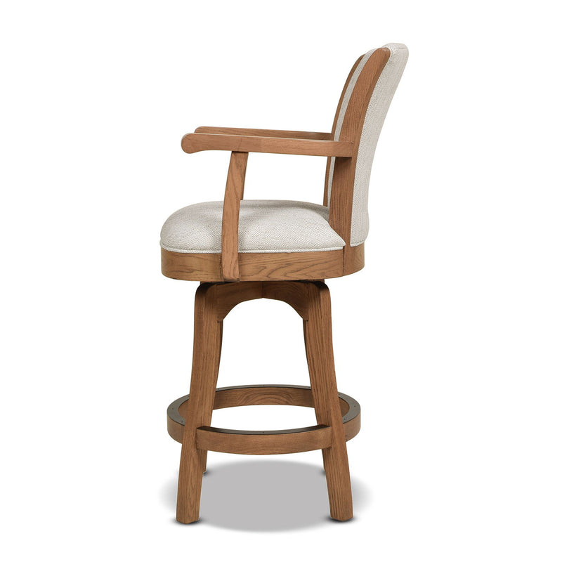 Williams - Swivel Counter Height Bar Stool - R&R Furniture Gallery (Fountain Valley, CA)