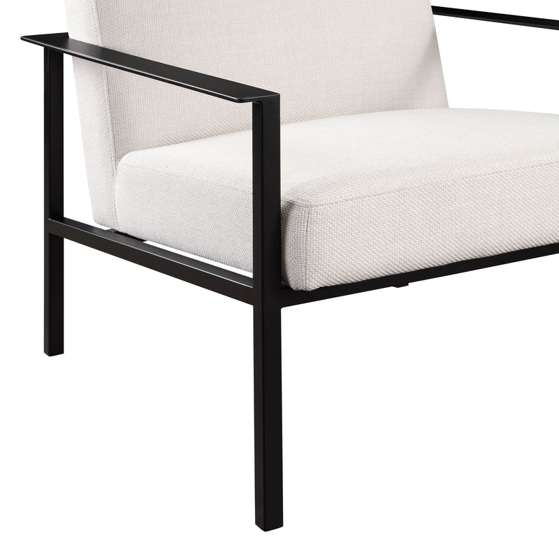 Millie - Stationary Accent Chair - Off White - R&R Furniture Gallery (Fountain Valley, CA)