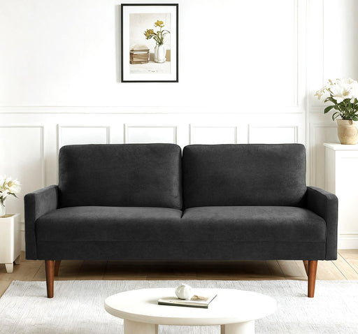 Sofa, European Style With Sleek Design, Modern & Vintage Flair, Upholstered 3 Seater Couch - R&R Furniture Gallery (Fountain Valley, CA)