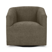 Classic Home Vernon swivel chair with cushioned seat, wooden base, and modern design, perfect for living rooms or offices.