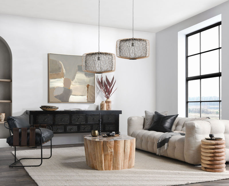 Gala - Round End Table - Natural - R&R Furniture Gallery (Fountain Valley, CA)