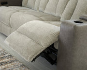 WhipLash - Power Reclining Sofa With Adj Headrest - Sisal - R&R Furniture Gallery (Fountain Valley, CA)
