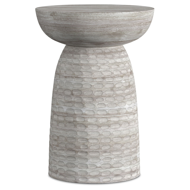 Boyd - Accent Table - White Wash - R&R Furniture Gallery (Fountain Valley, CA)