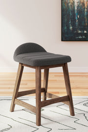 Lyncott - Upholstered Barstool (Set of 2) - R&R Furniture Gallery (Fountain Valley, CA)