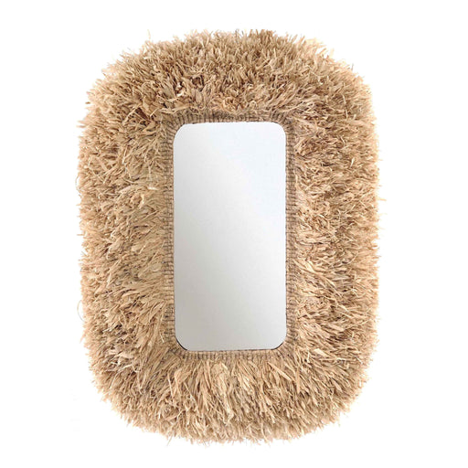 Palm - Sisal Rectangular Wall Mirror - Natural - R&R Furniture Gallery (Fountain Valley, CA)
