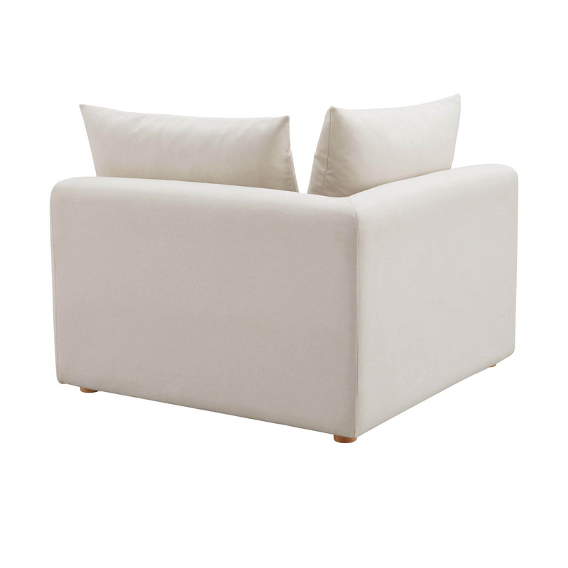 Hangover - Linen Modular Corner Chair - Cream - R&R Furniture Gallery (Fountain Valley, CA)