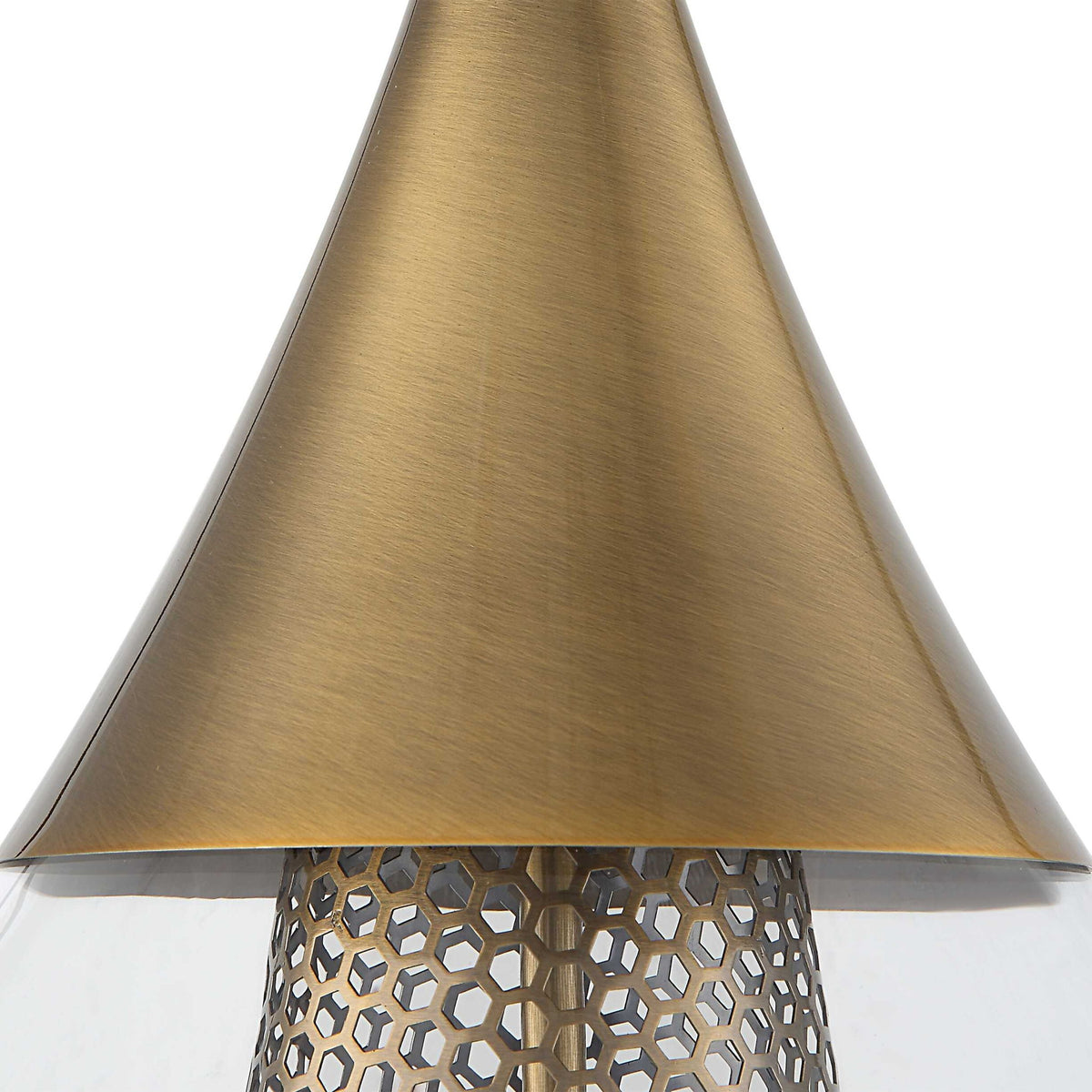 Big Drip - 1 Light Pendant - Brass