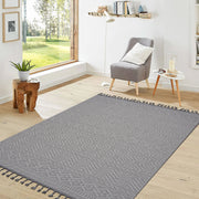 Guros - 8' X 10' Geometric Indoor / Outdoor Area Rug - White - R&R Furniture Gallery (Fountain Valley, CA)