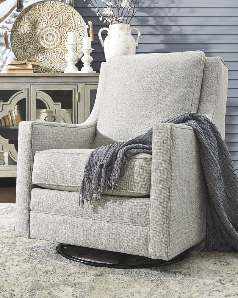 Kambria - Swivel Glider Accent Chair - R&R Furniture Gallery (Fountain Valley, CA)