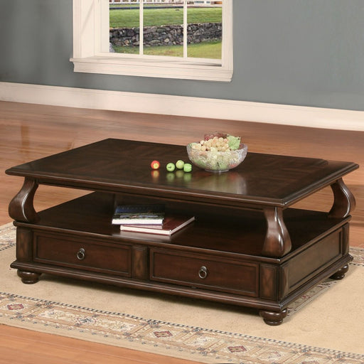 Amado - Coffee Table - Walnut - R&R Furniture Gallery (Fountain Valley, CA)