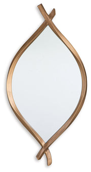 Bartner - Accent Mirror - Antique Gold Finish - R&R Furniture Gallery (Fountain Valley, CA)