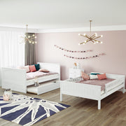 Bunk Bed With Twin Size Trundle, Guardrails - R&R Furniture Gallery (Fountain Valley, CA)
