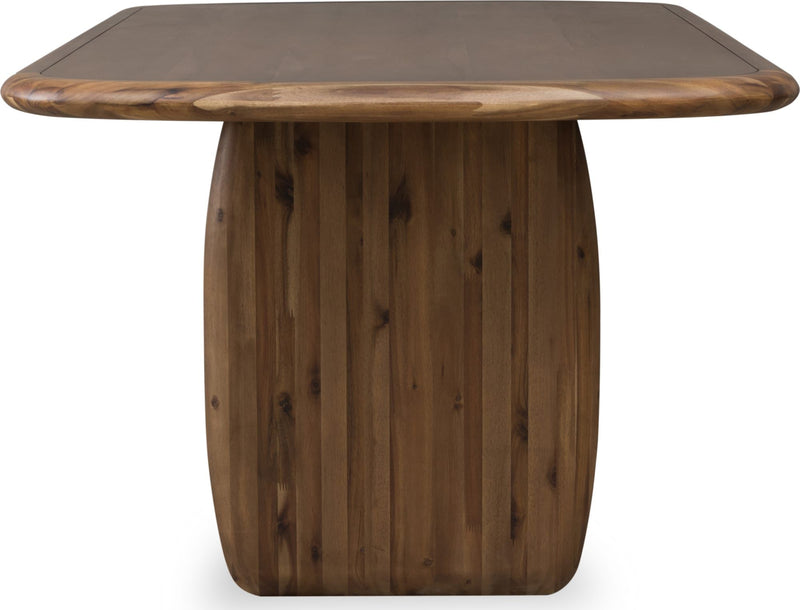 Xolani Rectangular Acacia Wood Pedestal Table in Impala