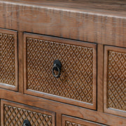 Lahey - 11 Drawer Console Table - R&R Furniture Gallery (Fountain Valley, CA)