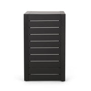 Aluminum Outdoor C - Shaped Side Table For Patio - R&R Furniture Gallery (Fountain Valley, CA)