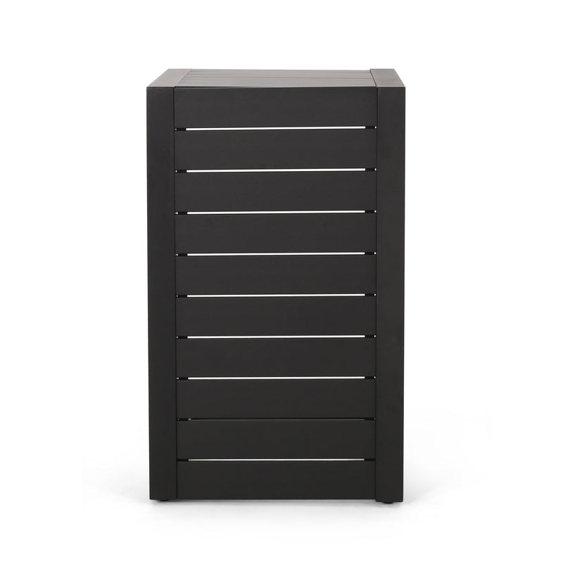 Aluminum Outdoor C - Shaped Side Table For Patio - R&R Furniture Gallery (Fountain Valley, CA)