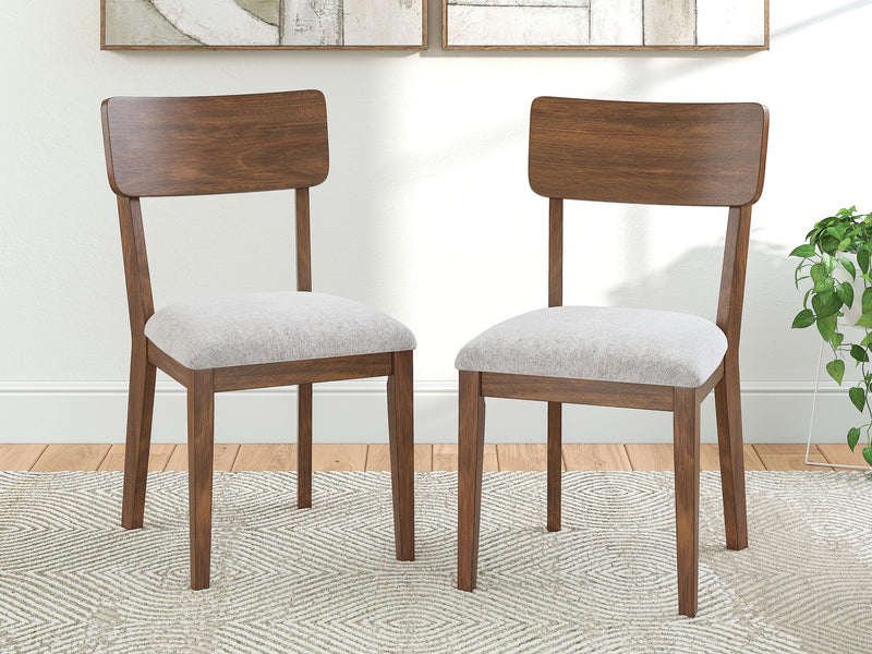 Tameride - Dining Upholstered Side Chair (Set of 2) - Brown - R&R Furniture Gallery (Fountain Valley, CA)