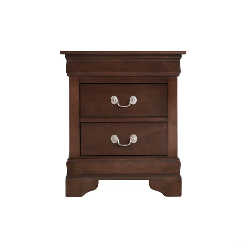 Louis Phillipe - Storage Nightstand - Cappuccino - R&R Furniture Gallery (Fountain Valley, CA)