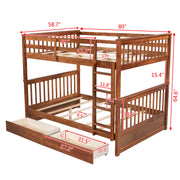 Bunk Bed With Ladders And 2 Storage Drawers - R&R Furniture Gallery (Fountain Valley, CA)