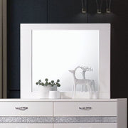 Naima II - Mirror - White High Gloss - R&R Furniture Gallery (Fountain Valley, CA)