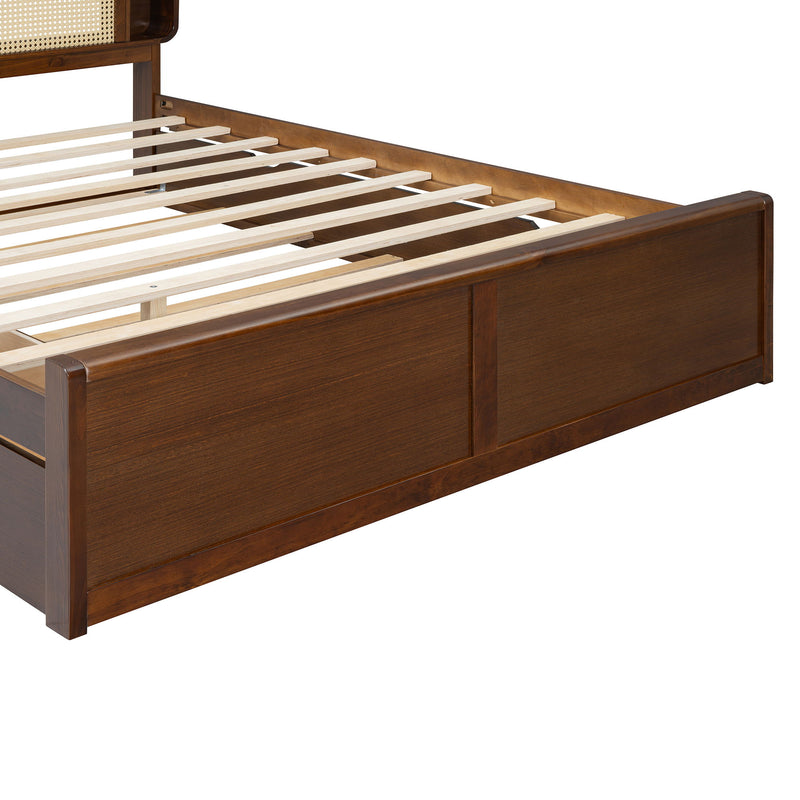 Headboard Bed With 2 Drawers And Trundle - R&R Furniture Gallery (Fountain Valley, CA)