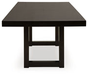 Neymorton - Rectangular Dining Room Butterfly Extension Table - Dark Grayish Brown - R&R Furniture Gallery (Fountain Valley, CA)