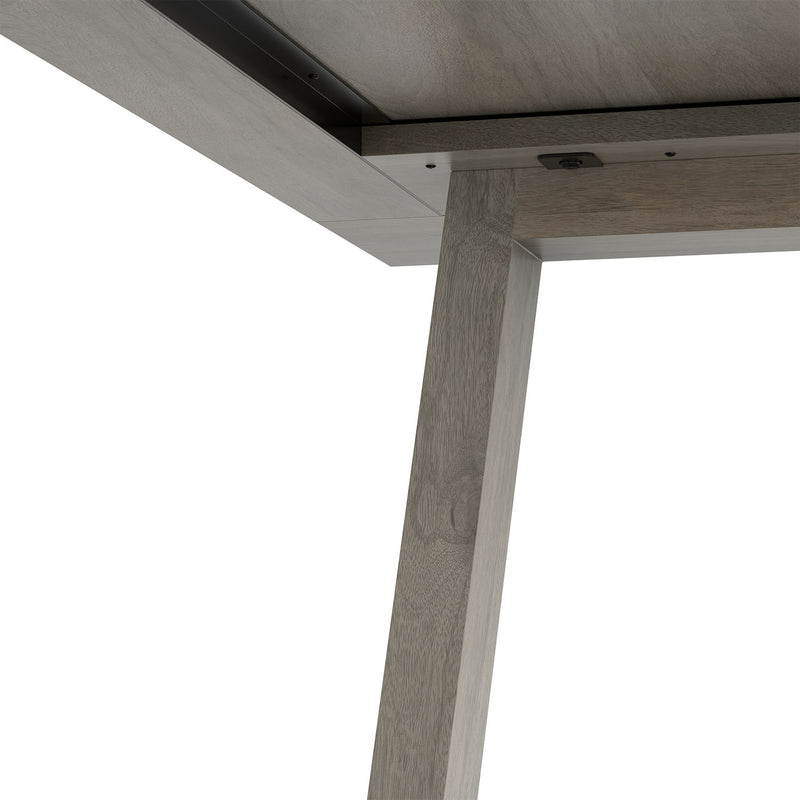 Simpli-Home Whitley dining table with wooden surface and sturdy legs, ideal for modern dining rooms.