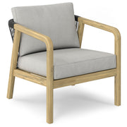 Palmetto - Outdoor Conversation Chair (Set of 2) - Stone Gray - R&R Furniture Gallery (Fountain Valley, CA)