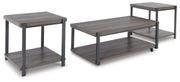Wilmaden - Occasional Table Set (Set of 3) - Gray / Black - R&R Furniture Gallery (Fountain Valley, CA)