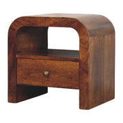 Darcy - Nightstand With Drawer And Open Shelf - Brown - R&R Furniture Gallery (Fountain Valley, CA)
