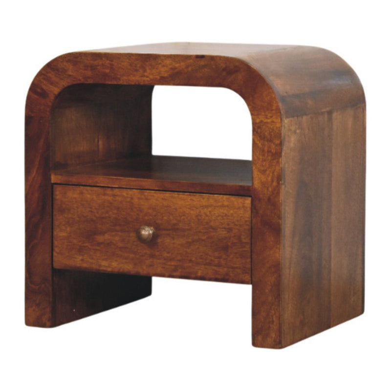 Darcy - Nightstand With Drawer And Open Shelf - Brown - R&R Furniture Gallery (Fountain Valley, CA)