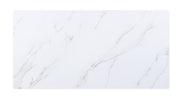 Caspian - Dining Table - White Printed Faux Marble Top & Black - R&R Furniture Gallery (Fountain Valley, CA)