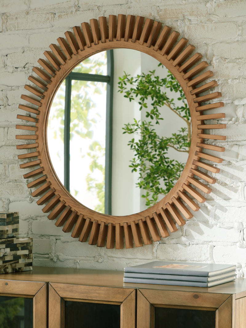 Tedwell - Accent Mirror - Brown - R&R Furniture Gallery (Fountain Valley, CA)