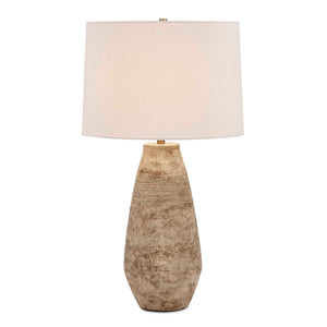 Dunford - Aged Table Lamp - Brown / Gray