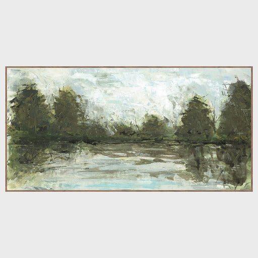 Marsh - 72" x 36" Painting Art By Buddy Whitlock - Dark Green - R&R Furniture Gallery (Fountain Valley, CA)