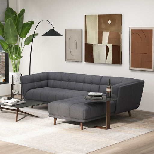 Addison - L Shape Sectional Sofa Tufted - R&R Furniture Gallery (Fountain Valley, CA)