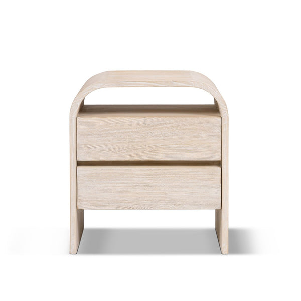 Dune - Side Table - White Washed