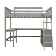 Loft Bed With Shelves With Desk - R&R Furniture Gallery (Fountain Valley, CA)