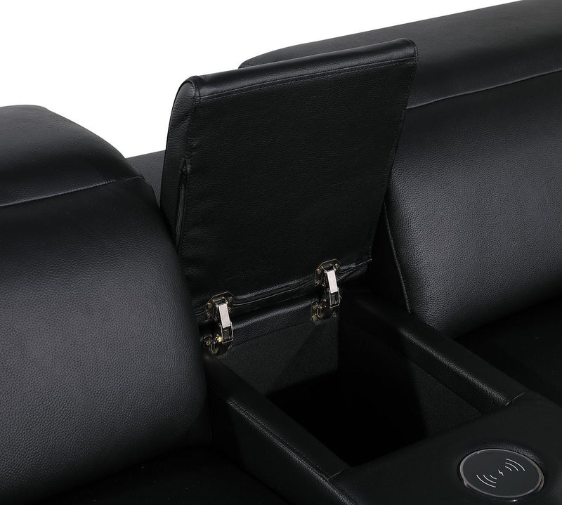 1126 - 7-Piece Modular Power Reclining Sofa, Loveseat & Chair Set In With 6 Power Recliners & Power Headrests