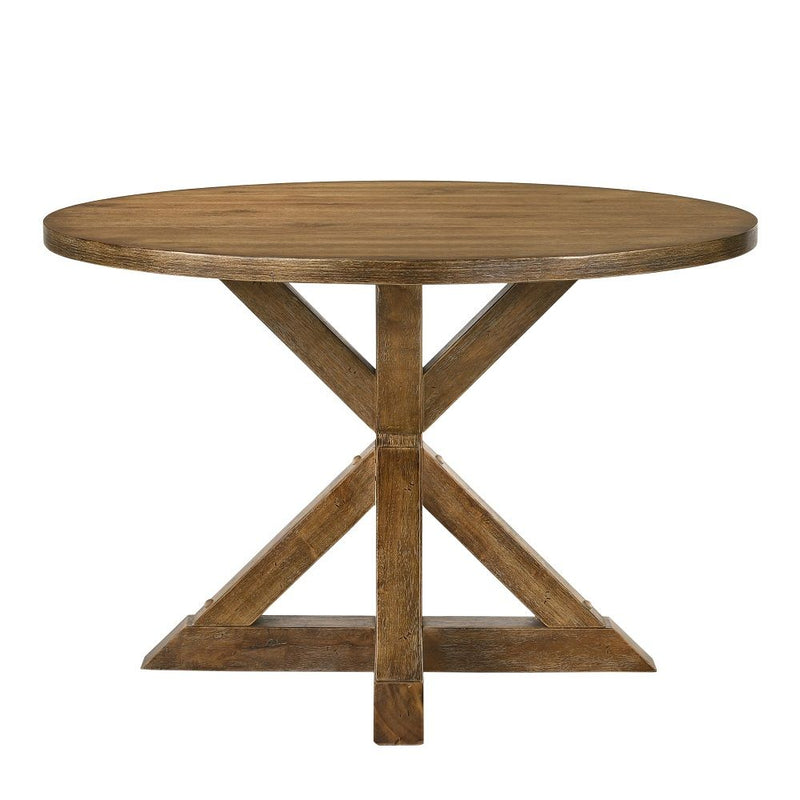 Wallace II - Dining Table - Weathered Oak - R&R Furniture Gallery (Fountain Valley, CA)