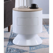 Otith - Accent Table - White High Gloss - R&R Furniture Gallery (Fountain Valley, CA)