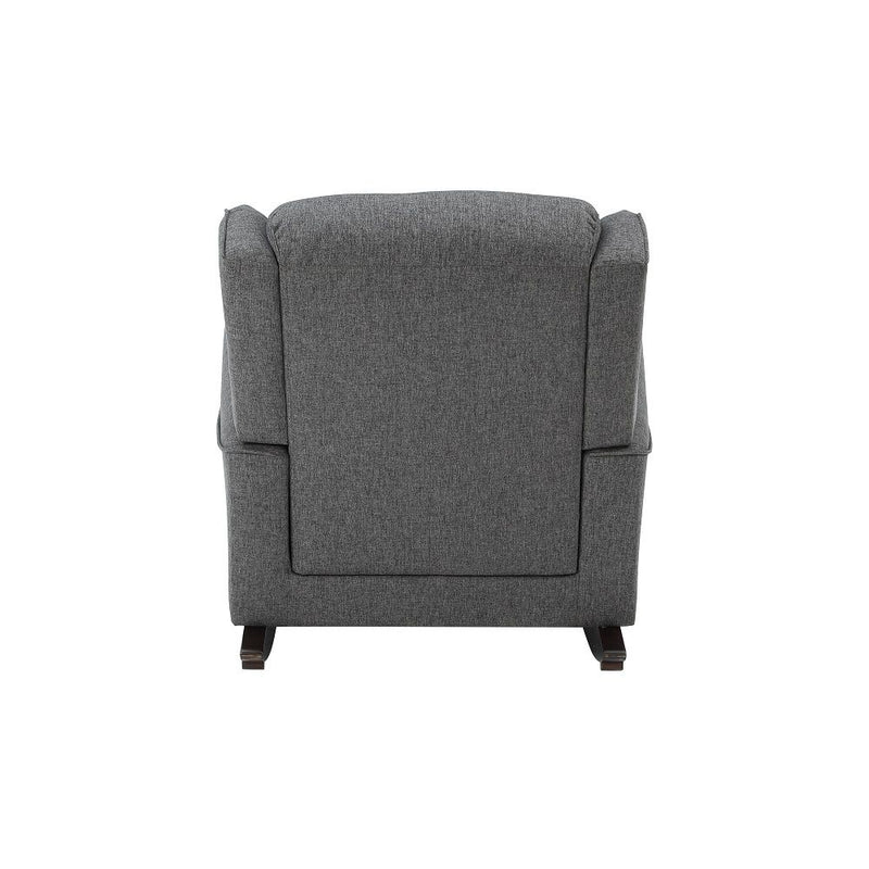 Fabien - Rocking Chair - Gray Fabric - R&R Furniture Gallery (Fountain Valley, CA)