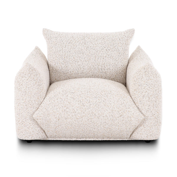 Saint Tropez - Nubby Fabric Armchair - Sand