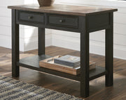 Tyler Creek - Sofa Table - Grayish Brown / Black - R&R Furniture Gallery (Fountain Valley, CA)