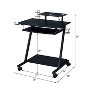 Ordrees - Gaming Desk - Black - R&R Furniture Gallery (Fountain Valley, CA)