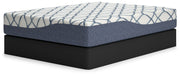 12 Inch Chime Elite 2.0 - California King Mattress - White / Blue - R&R Furniture Gallery (Fountain Valley, CA)